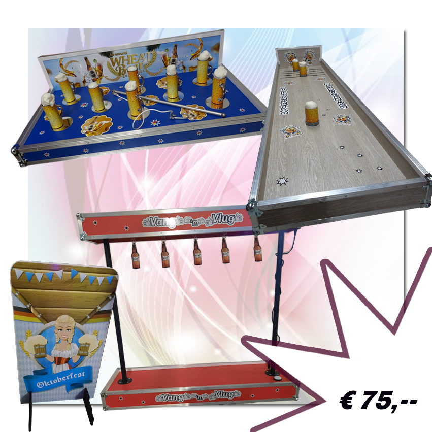 Spellenverhuur Mr. Diamond Mini Kermis Pakket Action